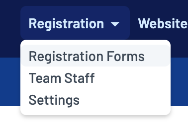 Registration Step 1